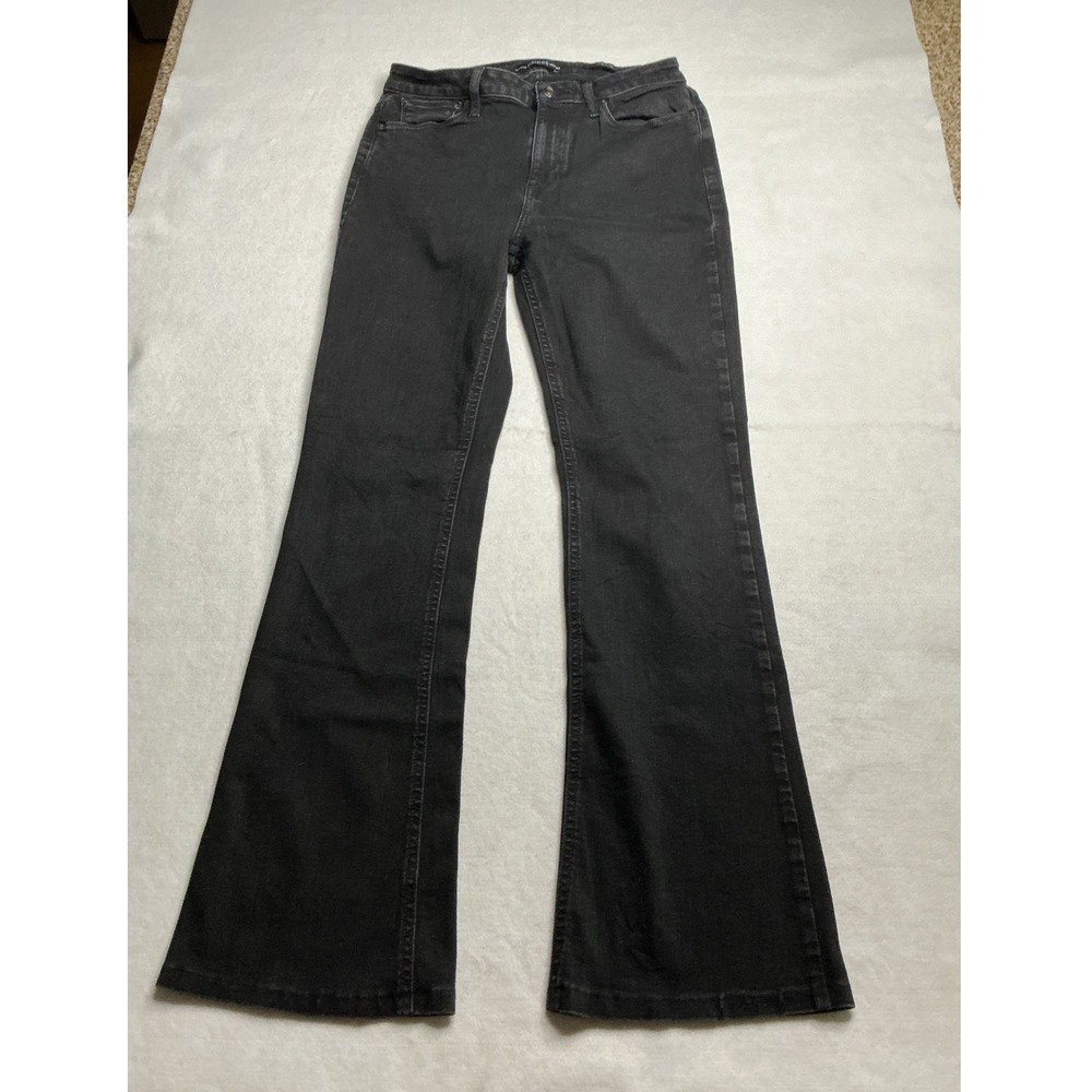 GUESS Sexy Flare Black Jeans Eco Sustainable Denim Size 30
